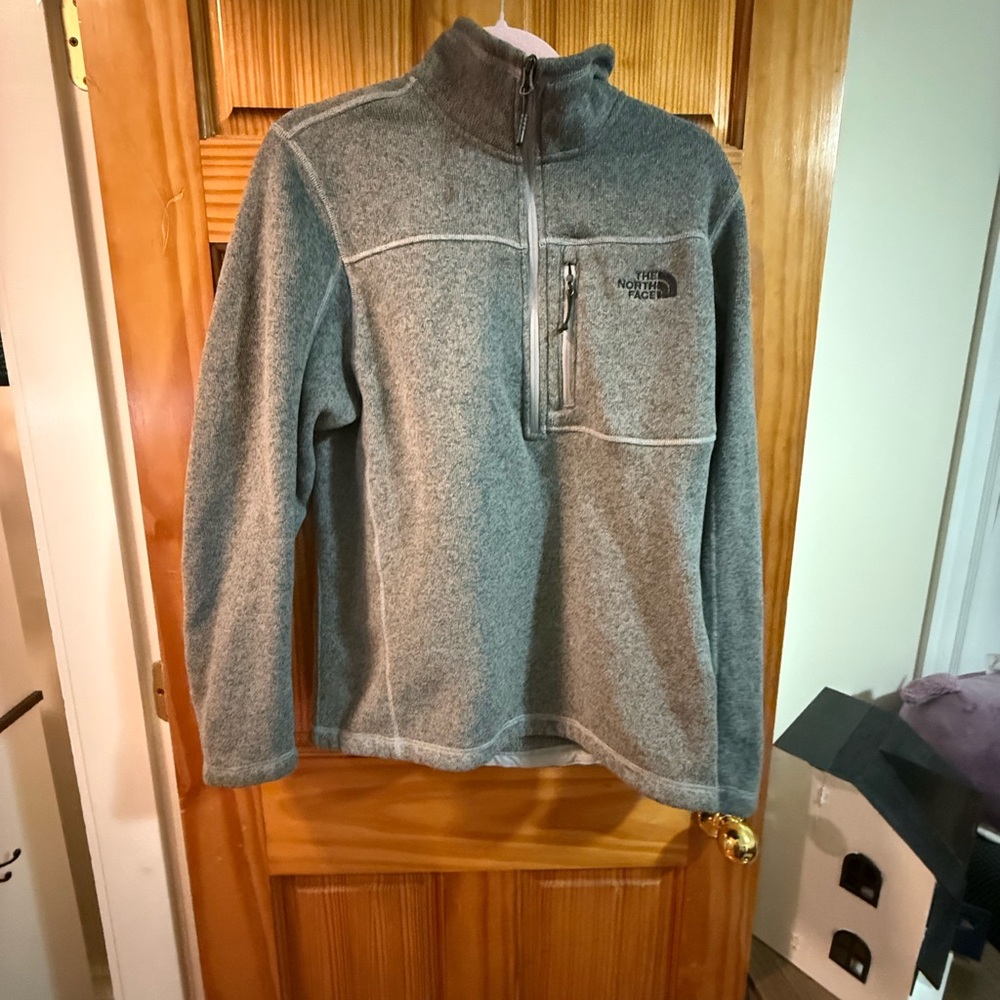 The North Face Gray Quarter-Zip Fleece